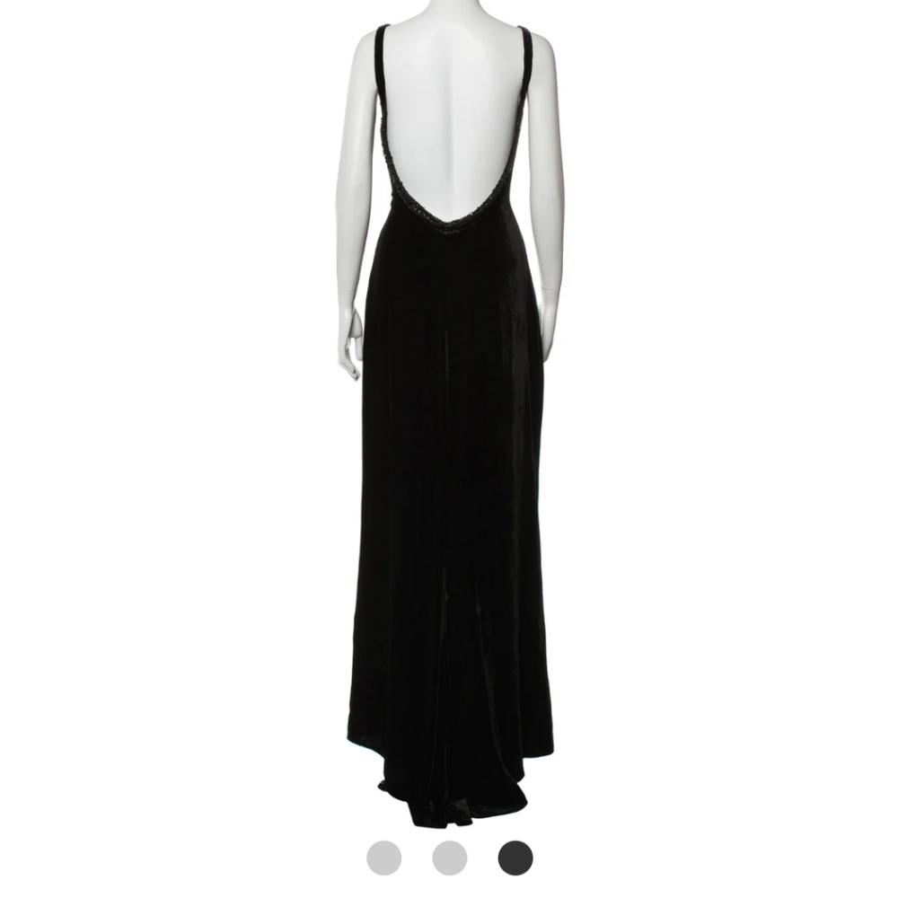 Black, size 10, Badgley Mischka dress